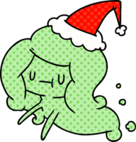 dibujos animados de navidad del fantasma kawaii png