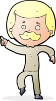 papa dansant de dessin animé png