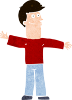 homme heureux de dessin animé png