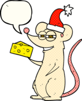 comic book speech bubble cartoon christmas mouse png