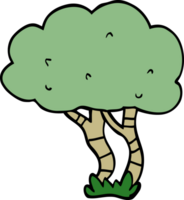 arbre de griffonnage de dessin animé png