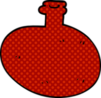 cartoon doodle big old jug png