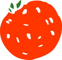 dessin animé doodle orange organique png
