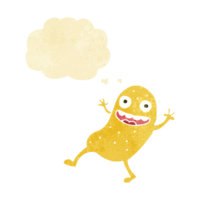 cartoon potato with thought bubble png