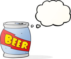 thought bubble cartoon beer can png