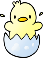 cute cartoon doodle chick png