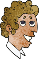 Cartoon-Doodle-Mann-Gesicht png