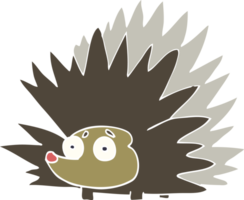 cartoon doodle spiky hedgehog png