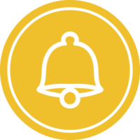 Kreisförmiges Symbol der alten Glocke png