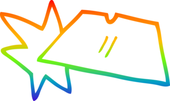 rainbow gradient line drawing cartoon shiny razorblades png