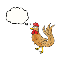 thought bubble textured cartoon cock png