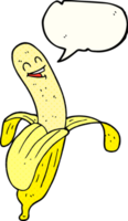 comico libro discorso bolla cartone animato Banana png