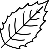 Holly Leaf outline illustration vector