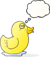 pensamiento burbuja dibujos animados caucho Pato png