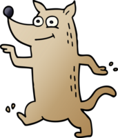 cão engraçado doodle dos desenhos animados png