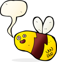 cartoon bee with speech bubble png