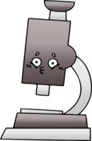 gradient shaded cartoon microscope png