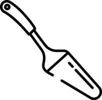 Cake Slicer outline illustration vector