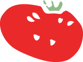 dessin animé doodle tomate png