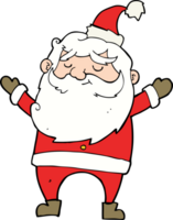 cartoon happy santa claus png