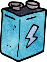 Cartoon-Doodle-Batterie png