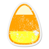 candy corn grunge sticker png