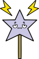 cute cartoon magic wand png