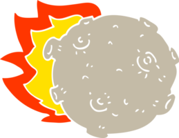 platt Färg illustration tecknad serie asteroid png