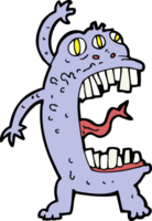 cartoon crazy monster png