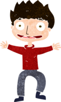 Cartoon grinsender Junge png