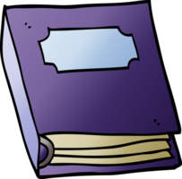 cartoon doodle purple book png