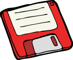 cartoon old computer disk png