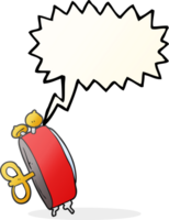 speech bubble cartoon alarm clock png