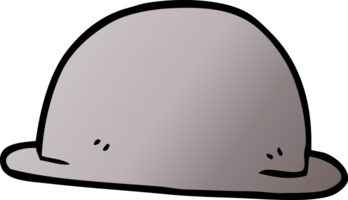 sombrero de garabato de dibujos animados png