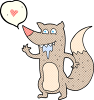 comic book speech bubble cartoon hungry wolf png