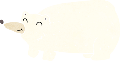 komisch Karikatur Polar- Bär png