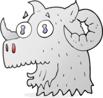 cartoon ram head png