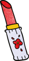 cartoon doodle lipstick png