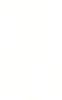 desenho de giz de verme png