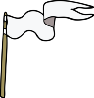 drapeau de griffonnage de dessin animé png