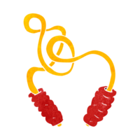 retro cartoon skipping rope png