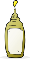 cartoon mustard bottle png