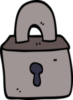 cartoon doodle hangslot png