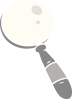 cartoon doodle of a magnifying glass png