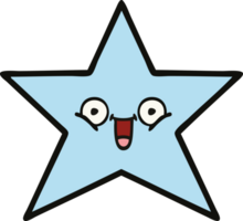 cute cartoon star fish png