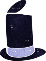 cartoon old top hat png