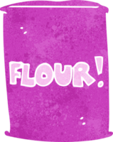 cartoon bag of flour png