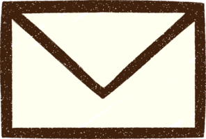 envelop krijttekening png