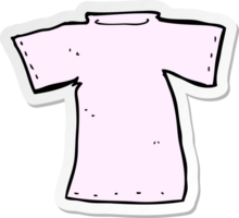 Aufkleber eines Cartoon-T-Shirts png