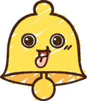 dibujo de tiza de campana png